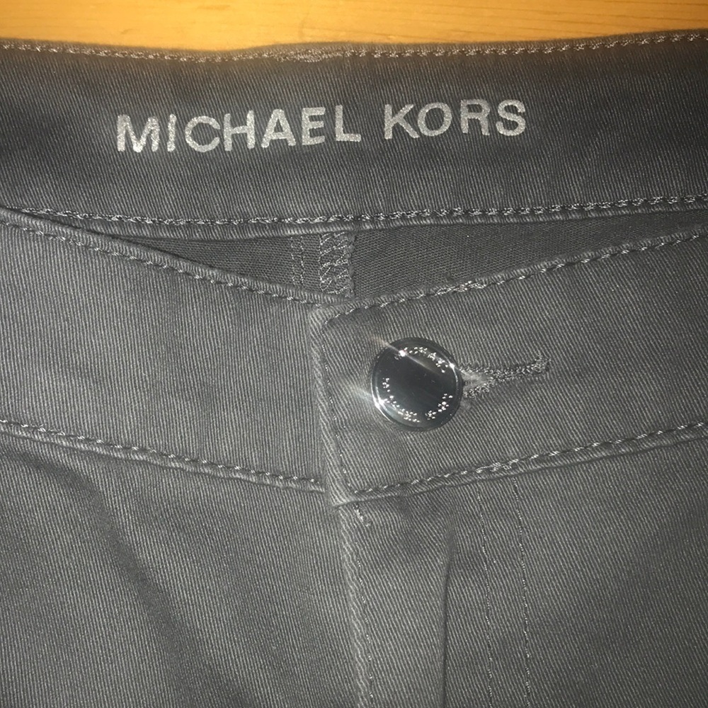 Michael Kors Gray Skinny Pants 6 - Picture 2 of 6
